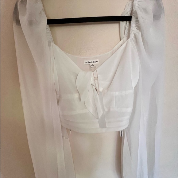 For Love & Lemons Trisha Crop Top - Picture 2 of 3